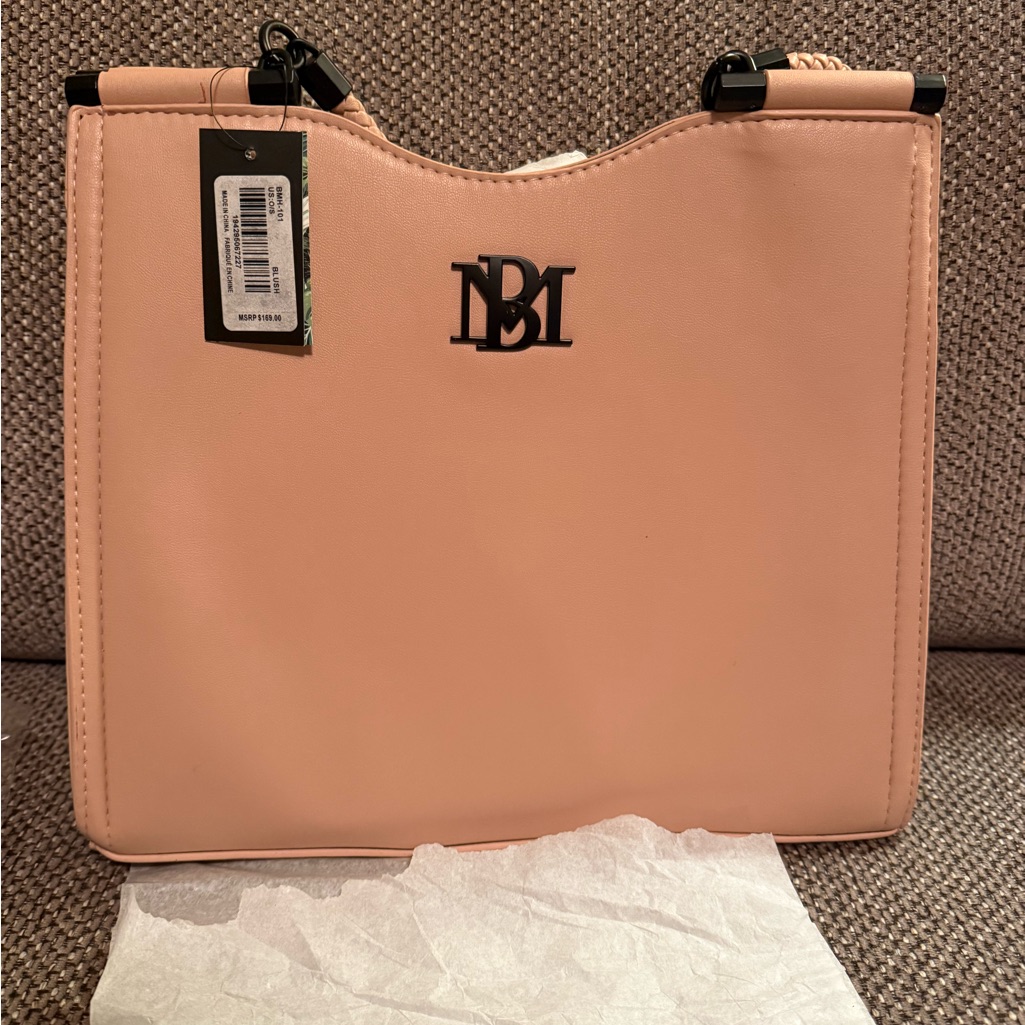 Badgley Mischka Vegan Leather In Blush